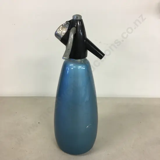 English BOC Blue Soda Syphon 